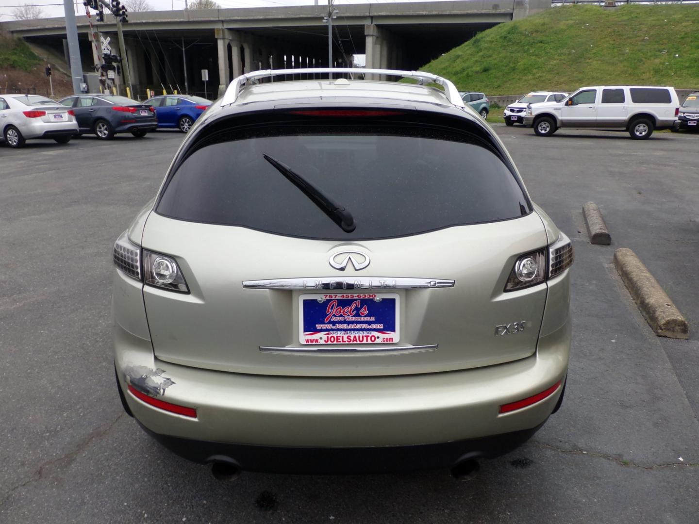 2008 Champagne Infiniti FX FX35 AWD (JNRAS08W08X) with an 3.5L V6 DOHC 24V engine, 5-Speed Automatic Overdrive transmission, located at 5700 Curlew Drive, Norfolk, VA, 23502, (757) 455-6330, 36.841885, -76.209412 - Photo#13